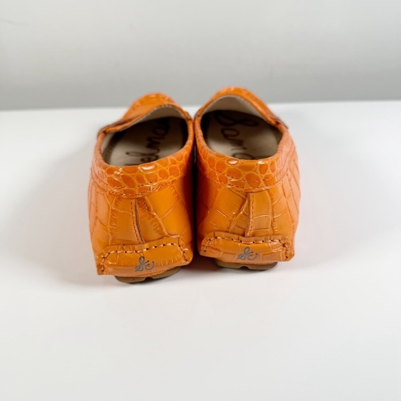 Sam Edelman Filly Leather Croc Loafers 5.5 - Picture 5 of 6